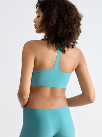 SLOGGI Bralette Bra ' ZERO Feel 2.0 Racer Top ' in Blue
