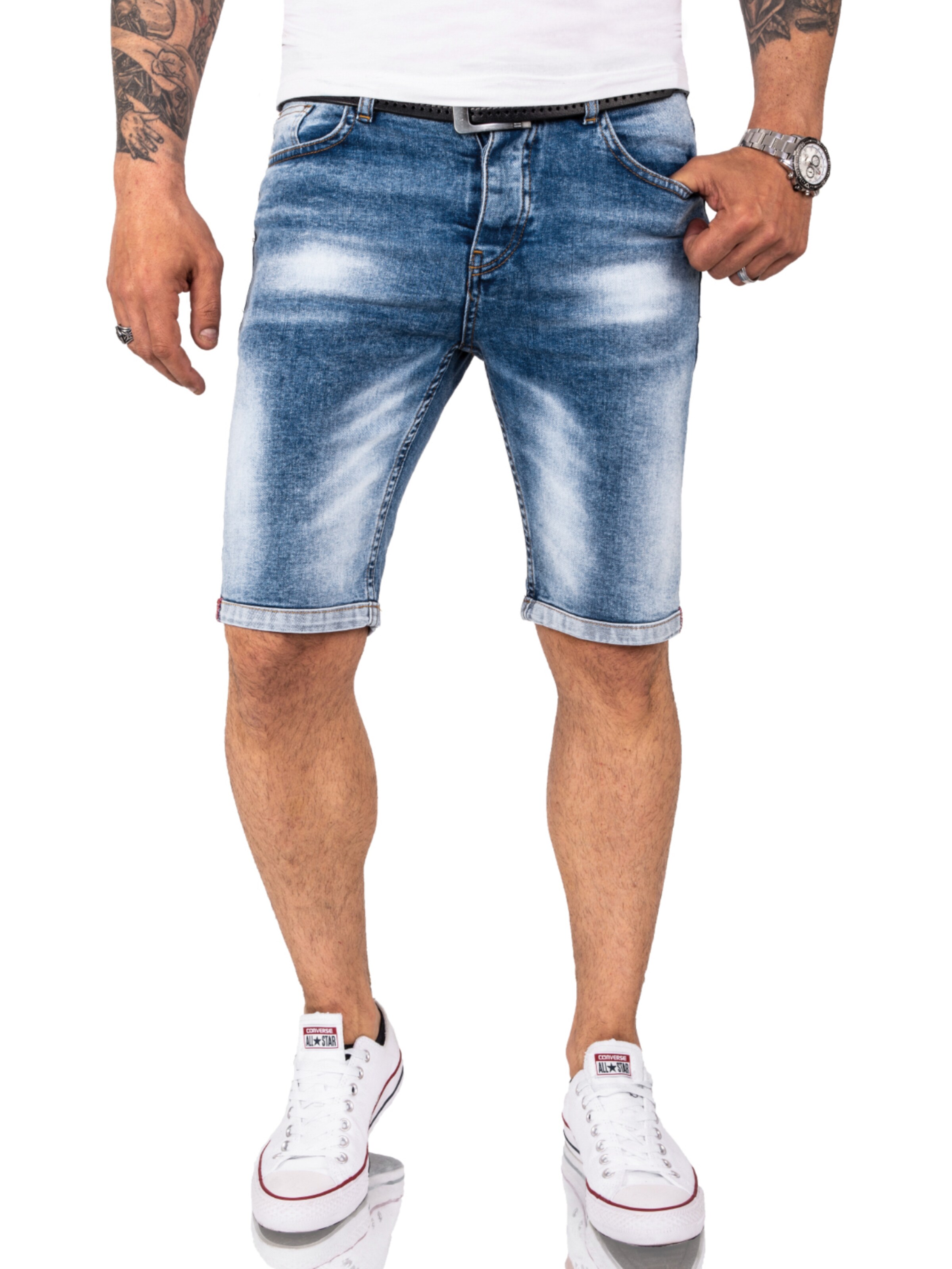 Rock Creek Regular Shorts in Blau: Vorderseite