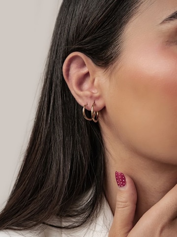 Hey Happiness - Pendientes 'Stack Duo' en oro