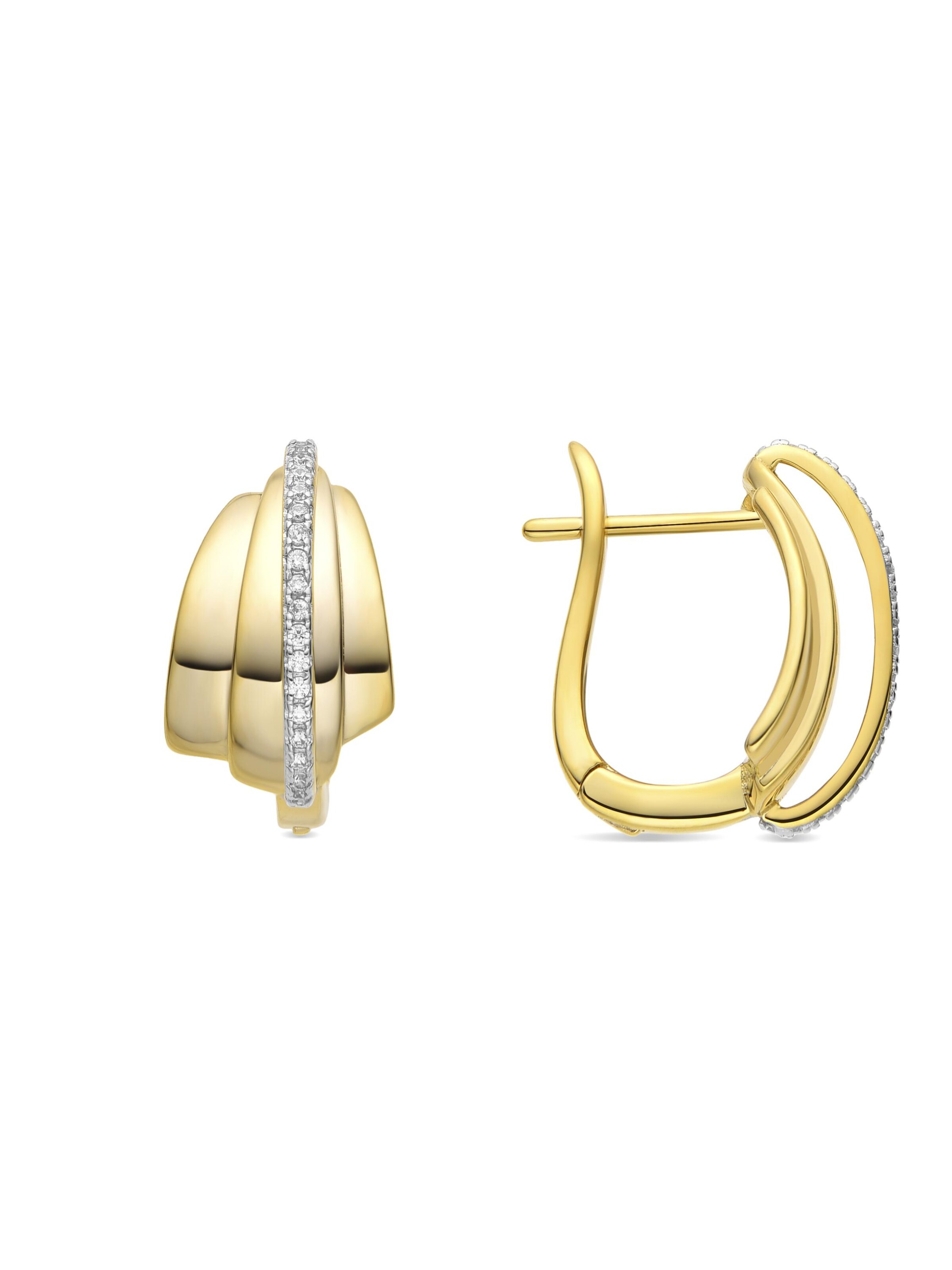 Luxenter Ohrringe 'MAKHO'‌‌‌‌‌ in weiß, Produktansicht