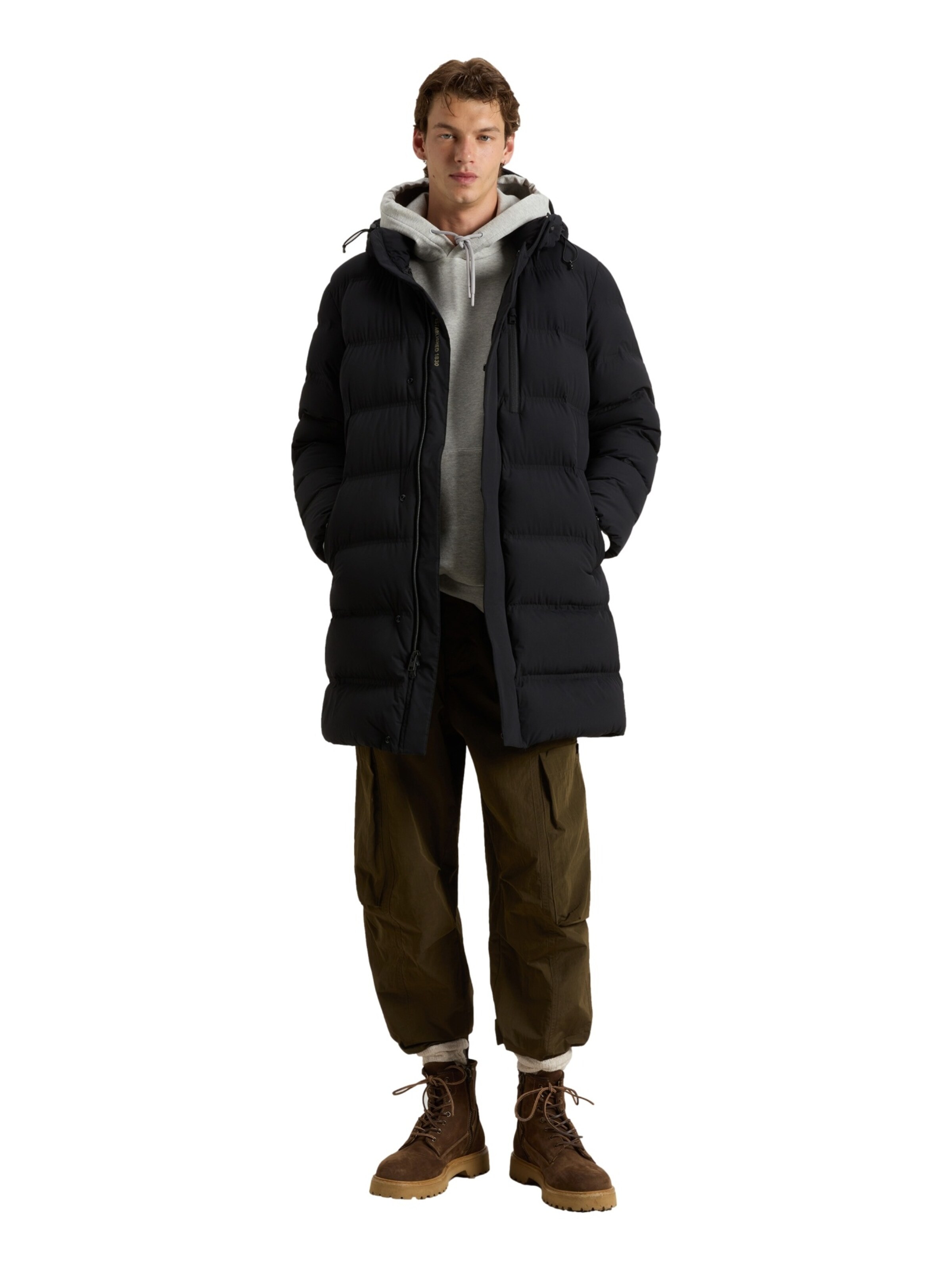 Woolrich Mantel in Schwarz