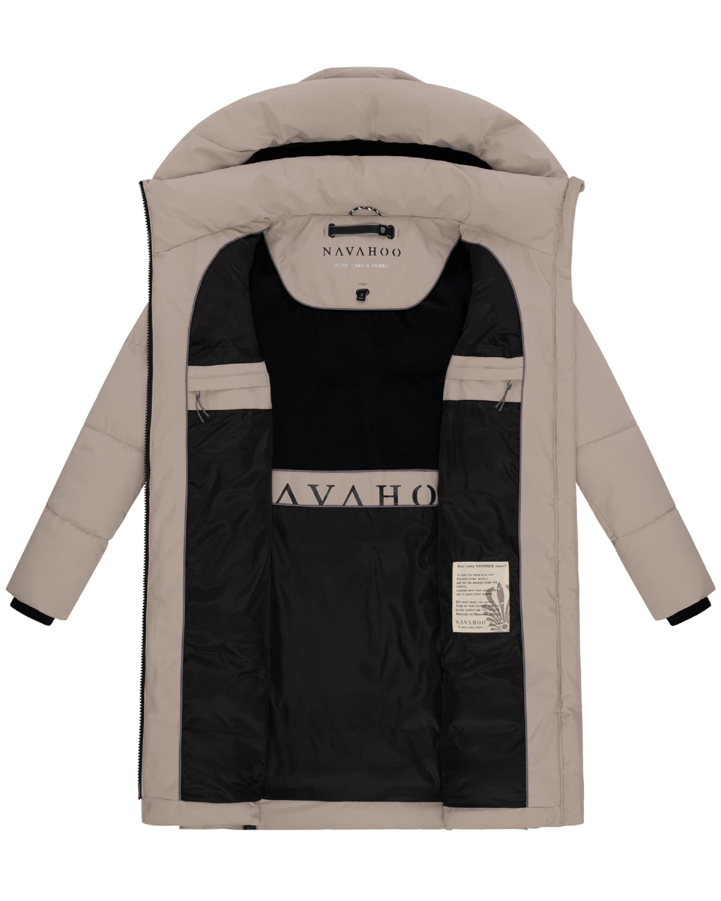 NAVAHOO Зимнее пальто 'Mondnebel XIV' в Серый