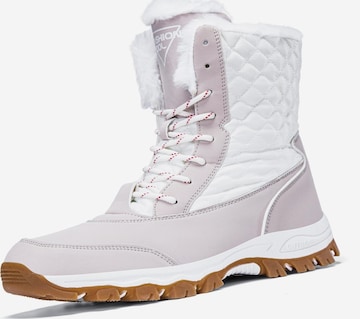 HUSKSWARE Snow Boots 'Alltag und Schnee' in White: front