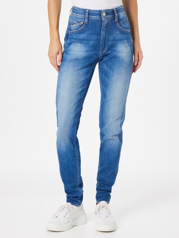 Herrlicher Slimfit Jeans 'Gila' in Blauw: voorkant