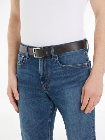 TOMMY HILFIGER Belt 'Oliver' in Black: front