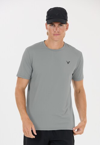 Virtus Performance Shirt 'Roger V3' in Grey: front