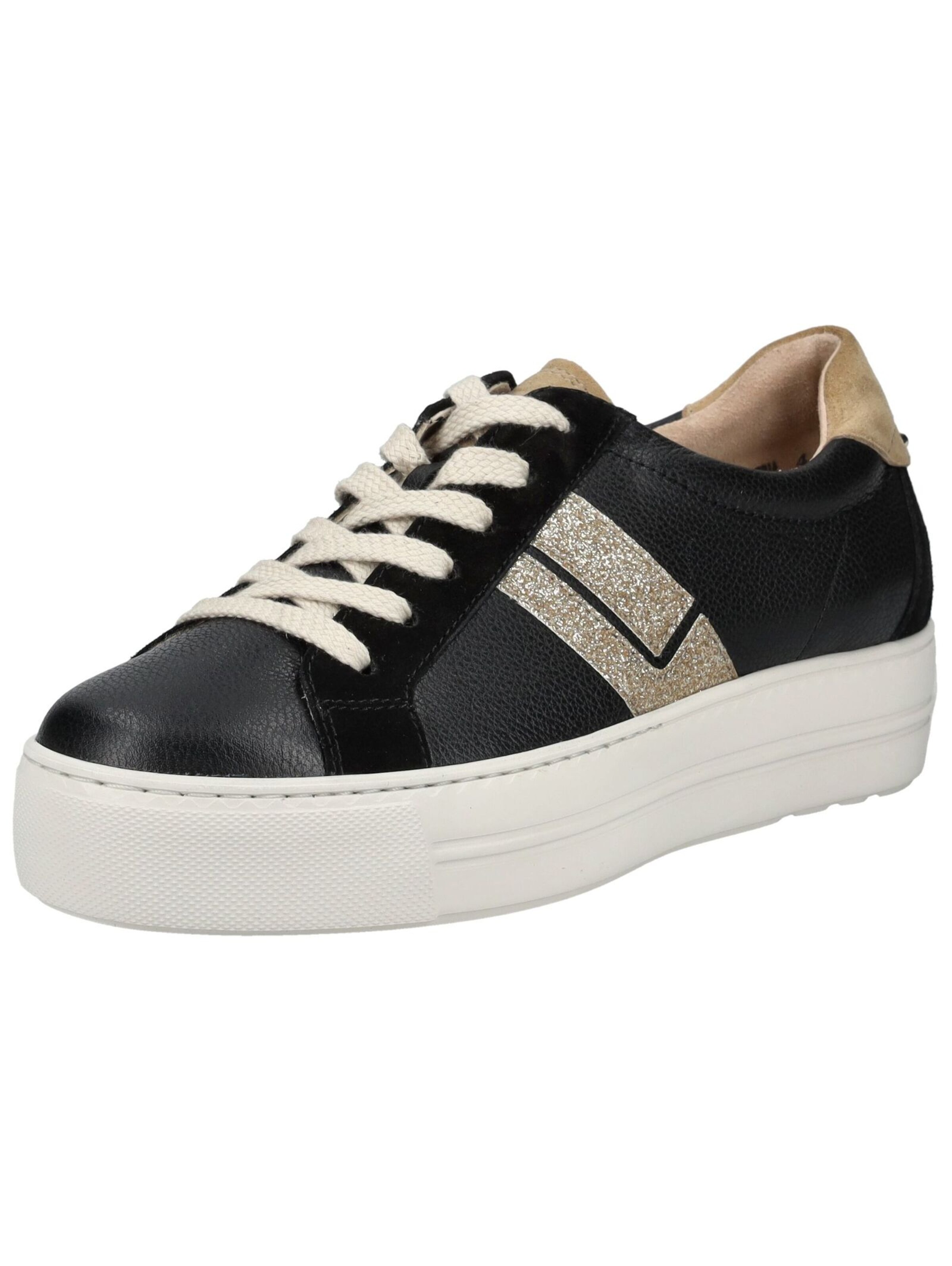 Paul Green Sneakers laag in Zwart: voorkant