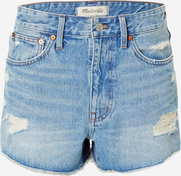 Regular Jeans de la Madewell pe albastru: față