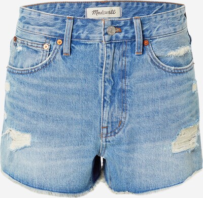 Jeans Madewell pe albastru denim, Vizualizare produs