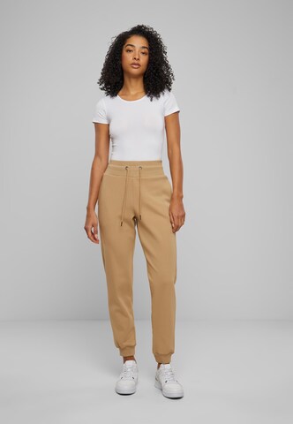 Urban Classics Tapered Pants in Beige