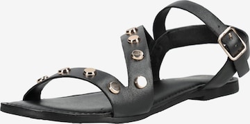 Sandalo con cinturino di GIOSEPPO in nero: frontale