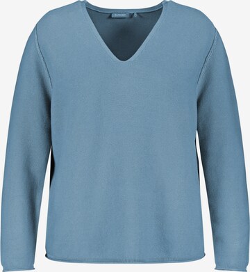 Pull-over SAMOON en bleu : devant