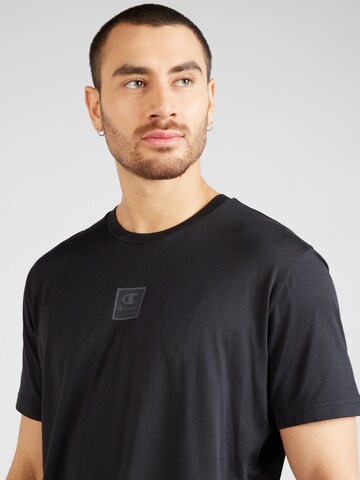 Champion Authentic Athletic Apparel Λειτουργικό μπλουζάκι 'Athleisure Legacy' σε μαύρο