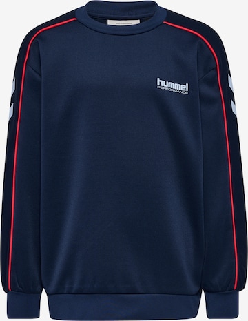 Hummel Athletic Sweatshirt in Blue: front