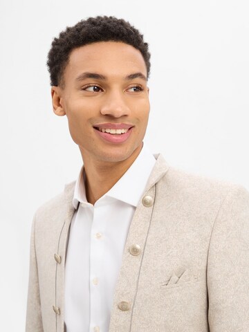 TZIACCO Slim fit Business Blazer in Beige