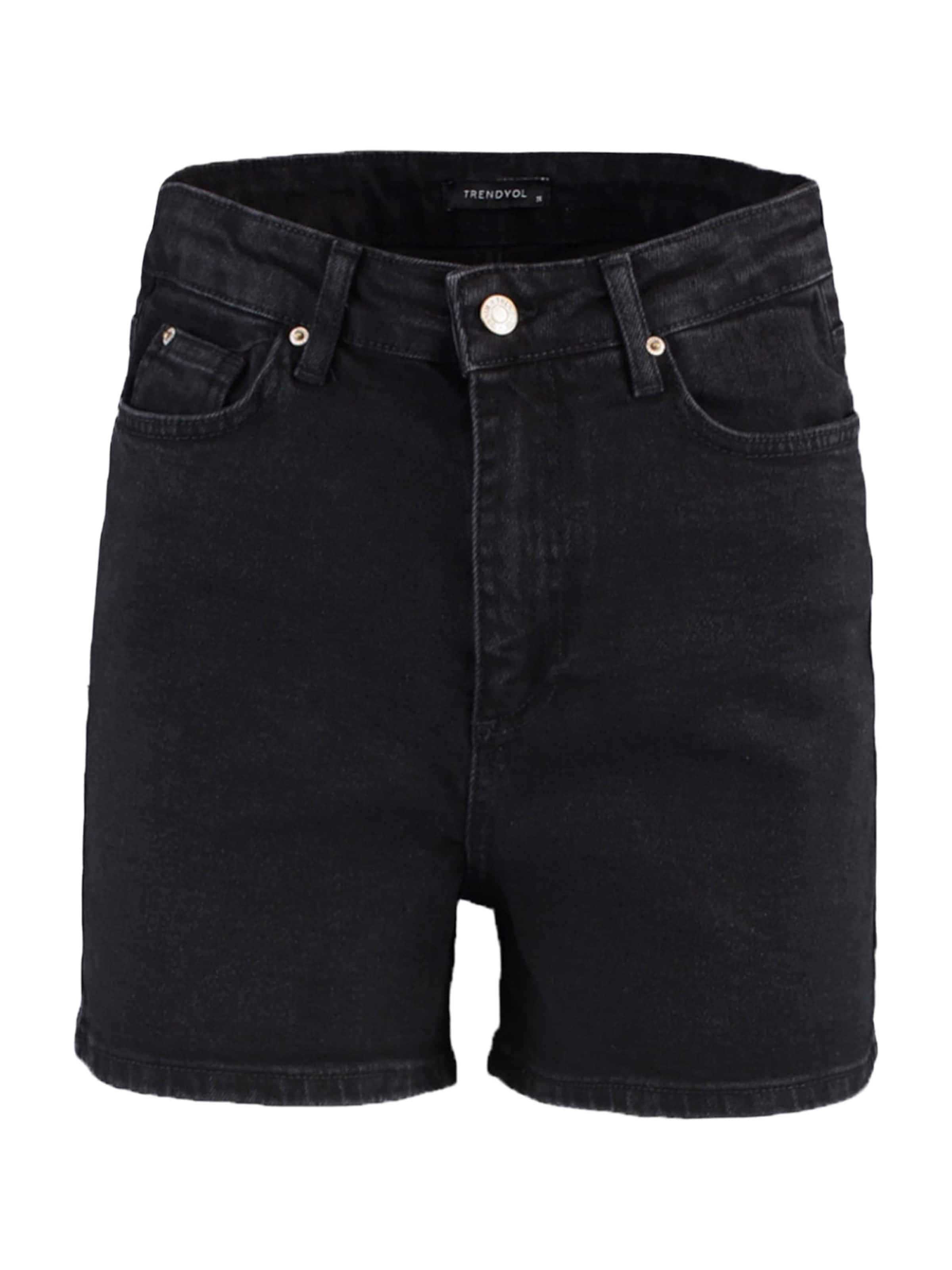 Regular Jean Trendyol en noir : devant