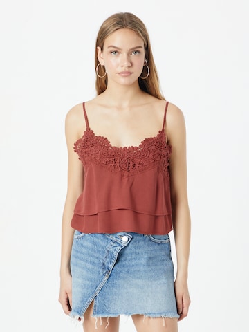 ABOUT YOU Top 'Lissi' in Brown: front
