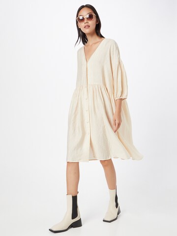 JUST FEMALE Shirt dress 'Ideal' in White