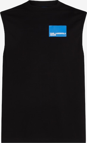 juoda KARL LAGERFELD JEANS Marškinėliai: priekis