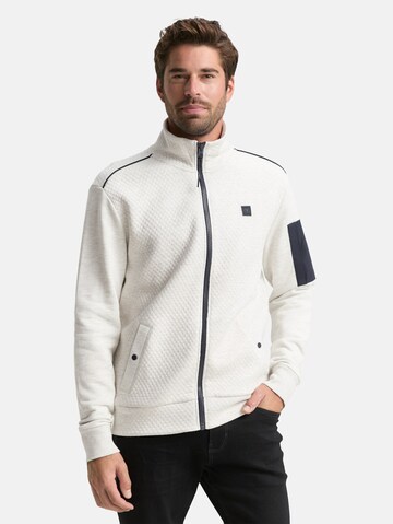 Sweat-shirt TOM TAILOR en blanc : devant
