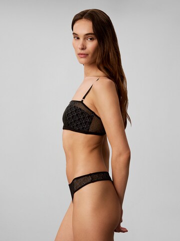 Calvin Klein Bandeau BH in Zwart