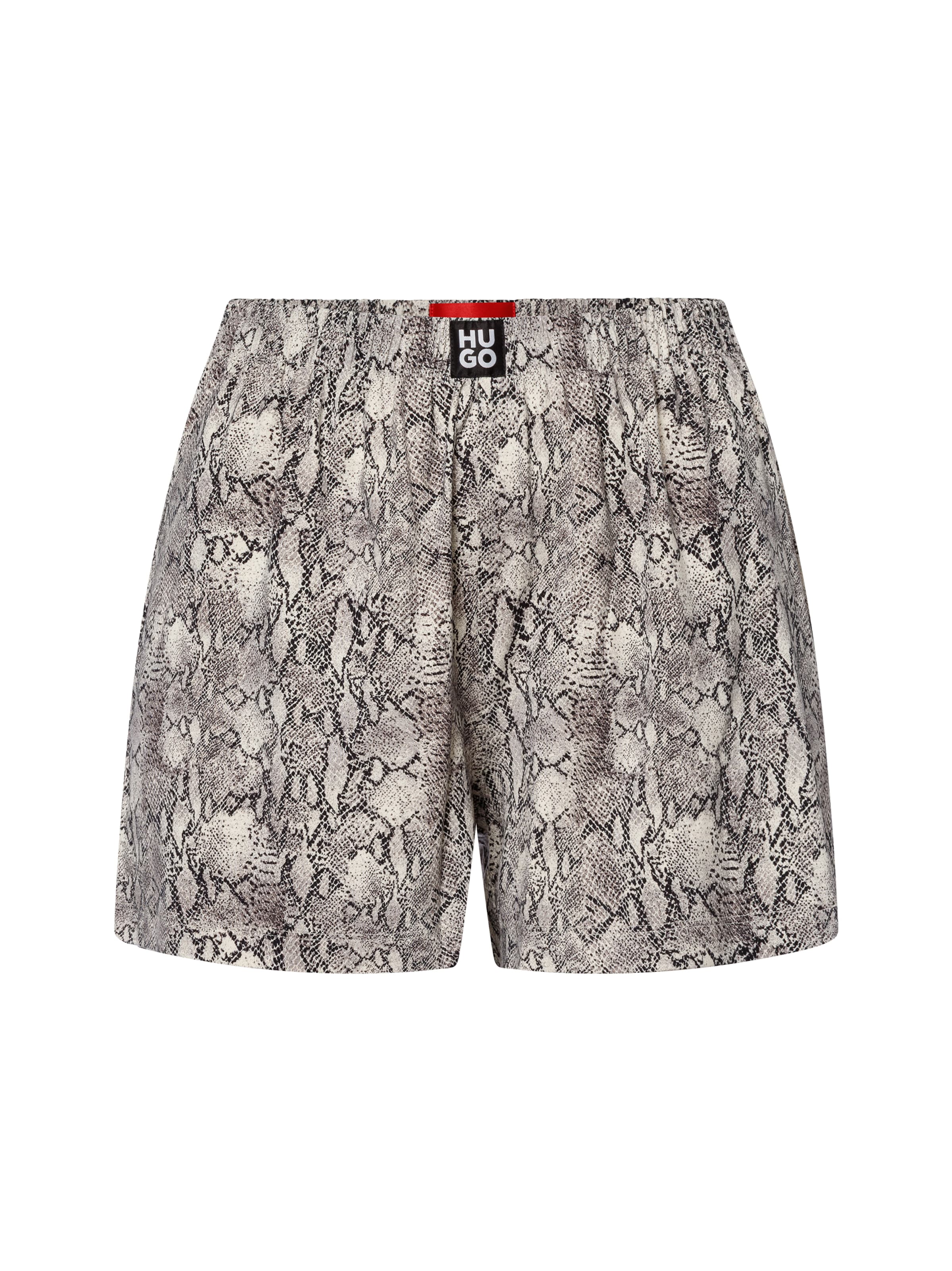 HUGO Short Pajama Set in Beige: front