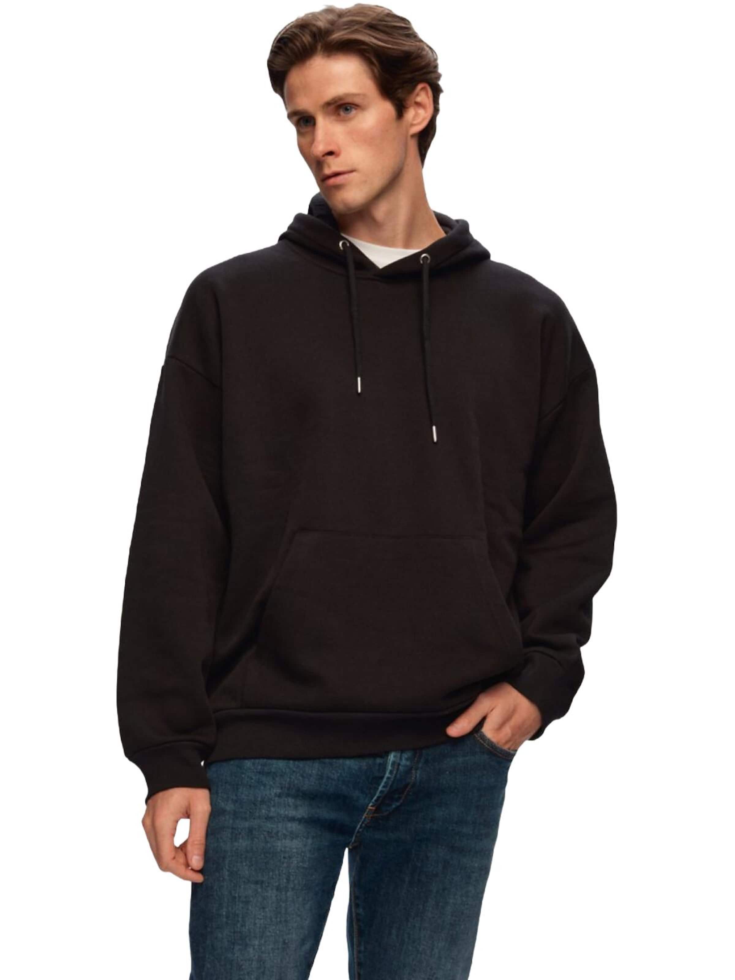 LTB Jeans Sweatshirt 'Herren'‌‌‌‌‌ in Schwarz: Vorderseite