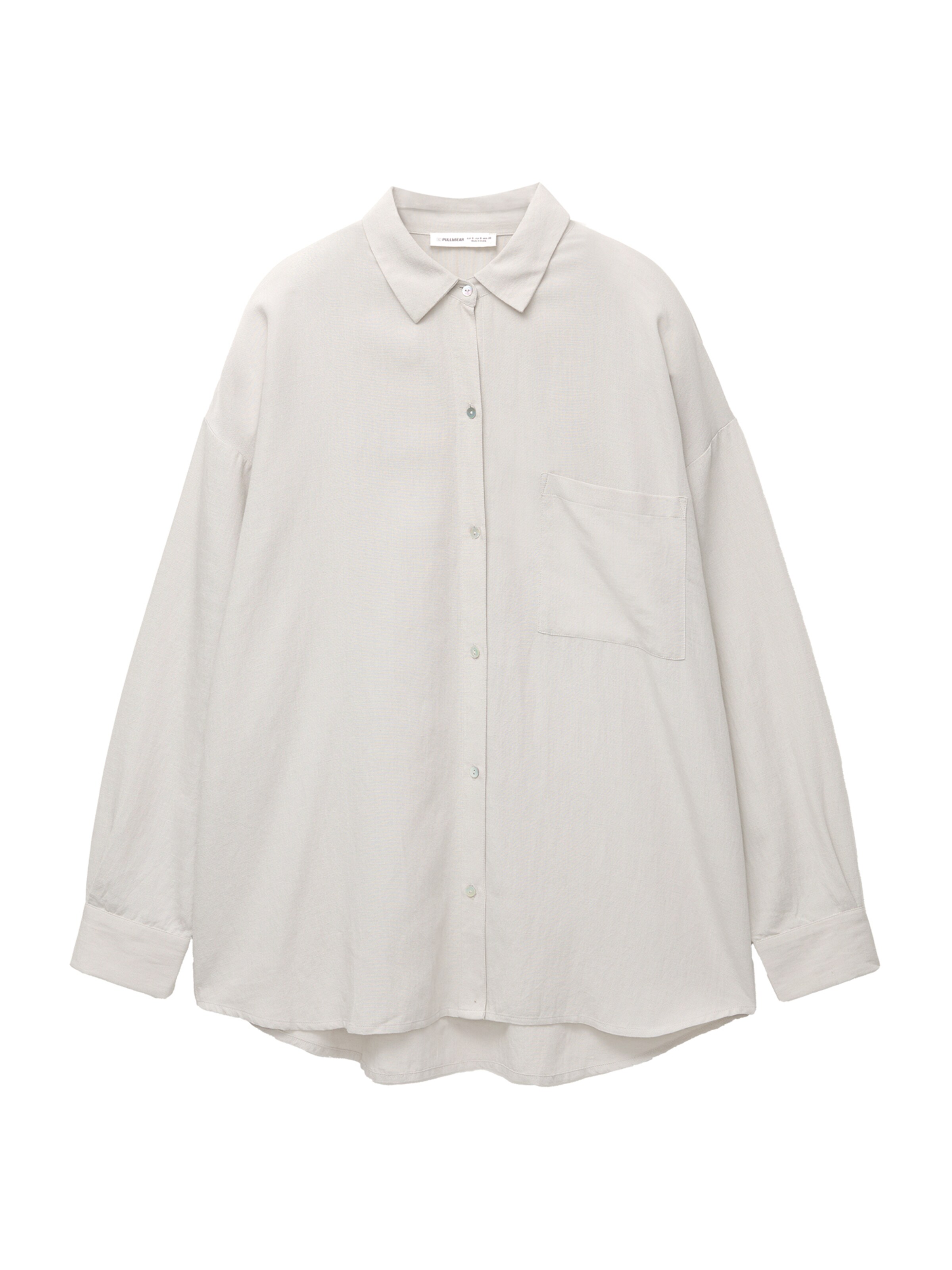 Pull&Bear Bluse in Beige: Vorderseite