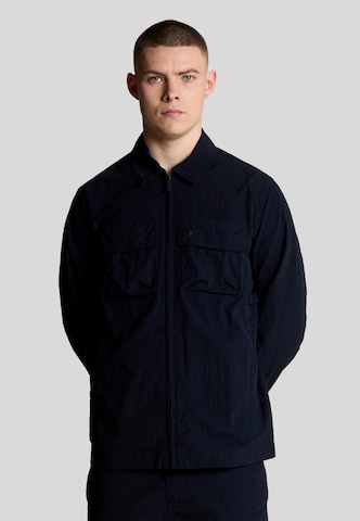 Veste mi-saison Lyle & Scott en bleu : devant