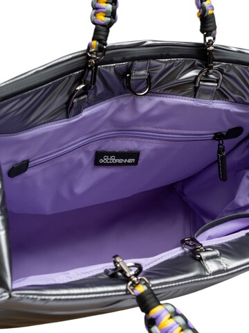 Clio Handbag 'FLEX NYLON' in Silver
