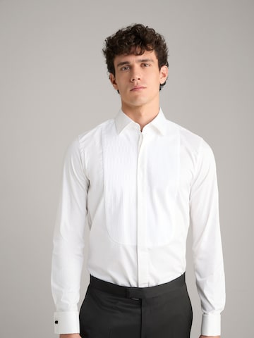 JOOP! Slim fit Zakelijk overhemd 'Paavlo' in Wit: voorkant