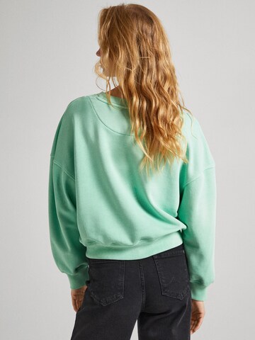 Pepe Jeans Sweatshirt 'LYNETTE' i grøn