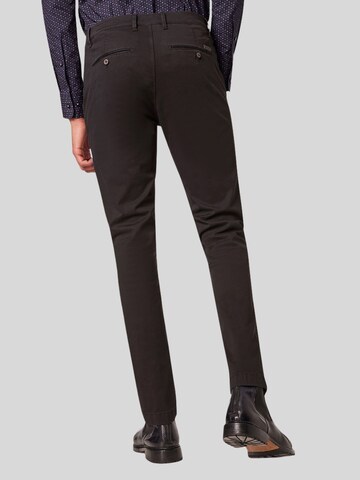PIERRE CARDIN Slimfit Chinohose 'PC-Colmar' in Schwarz