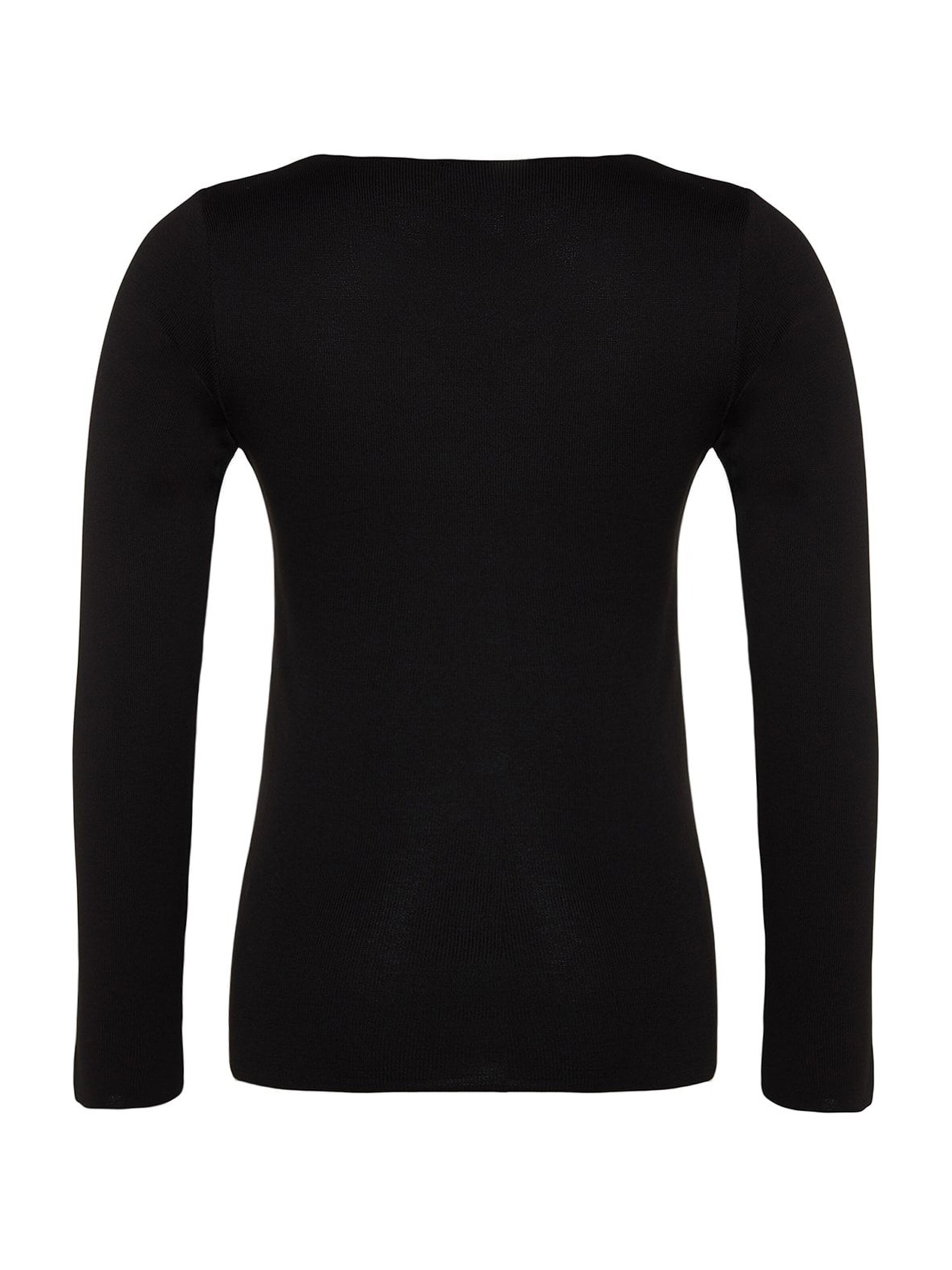 Trendyol Curve Пуловер в черно