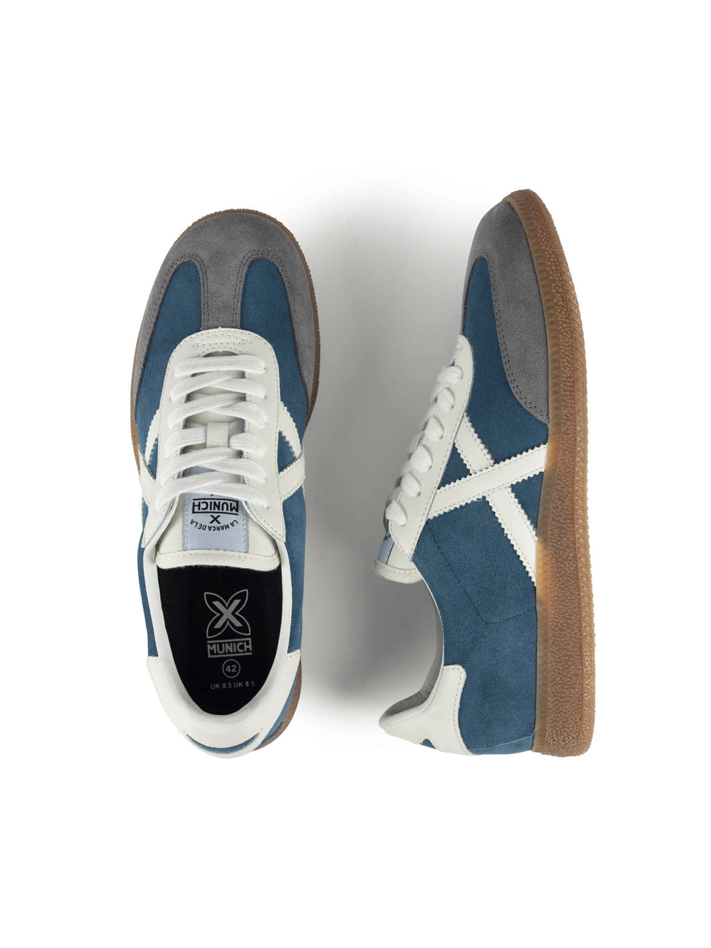Sneaker bassa 'Barru' di MUNICH in blu: superiore