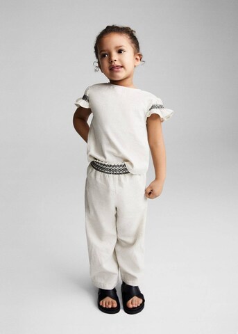 MANGO KIDS Regular Pants 'PEPPER' in Beige: front