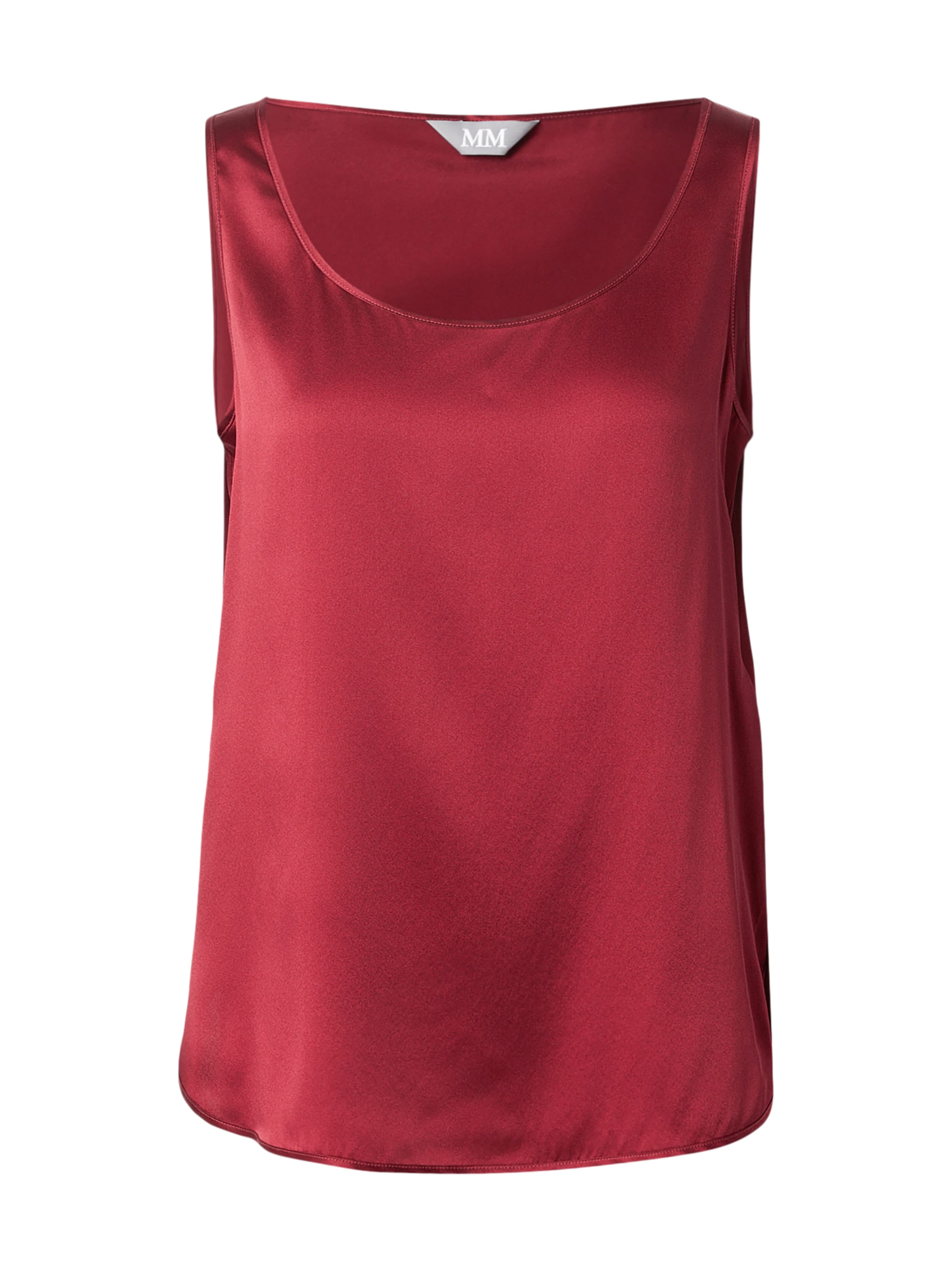 MM by Max Mara Blouse 'LPAN' in Rood: voorkant