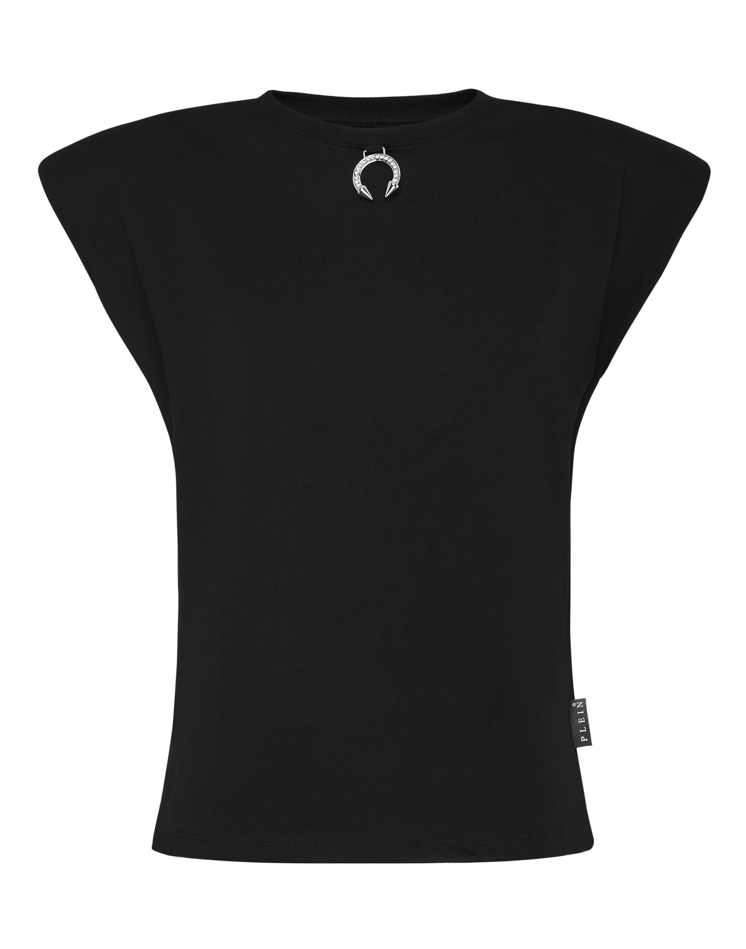 Maglietta di Philipp Plein in nero: frontale