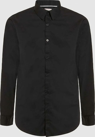 GUESS Slim fit Skjorta i svart: framsida