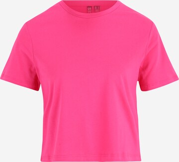 Maglietta 'RINA' di PIECES in rosa: frontale