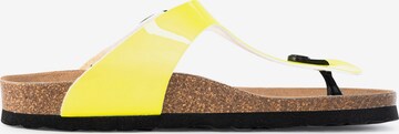 Bayton T-Bar Sandals 'Mercure' in Yellow