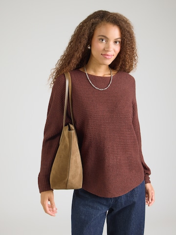 Pull-over 'FRERETTA' Fransa en marron : devant