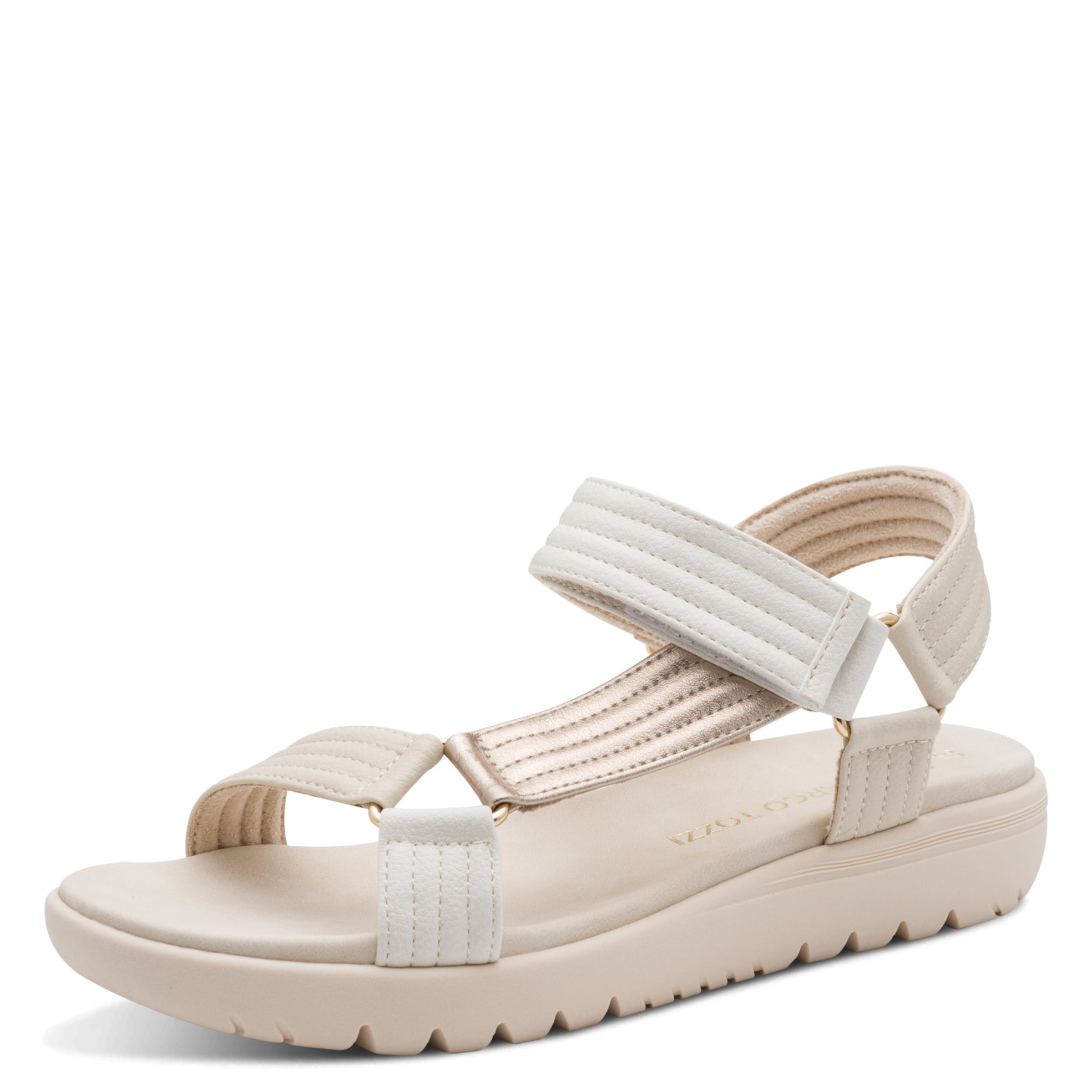 MARCO TOZZI Strap Sandals in Beige: front