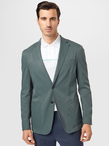 Coupe regular Veste de costume 'Nolvay1' BOSS en vert : devant