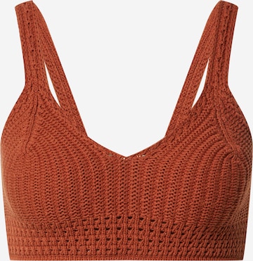 EDITED Top 'Gillian' in Brown: front
