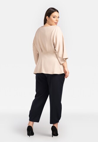 Karko Bluse 'MADRYTA' i beige