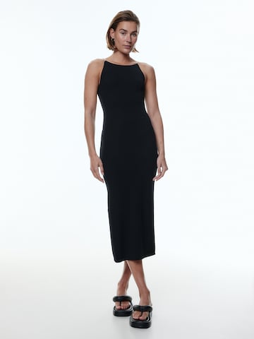 EDITED Knitted dress 'Ulima' in Black: front