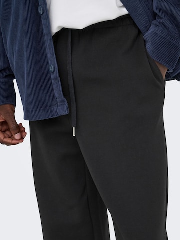Only & Sons - Tapered Pantalón 'ONSGoyle' en negro