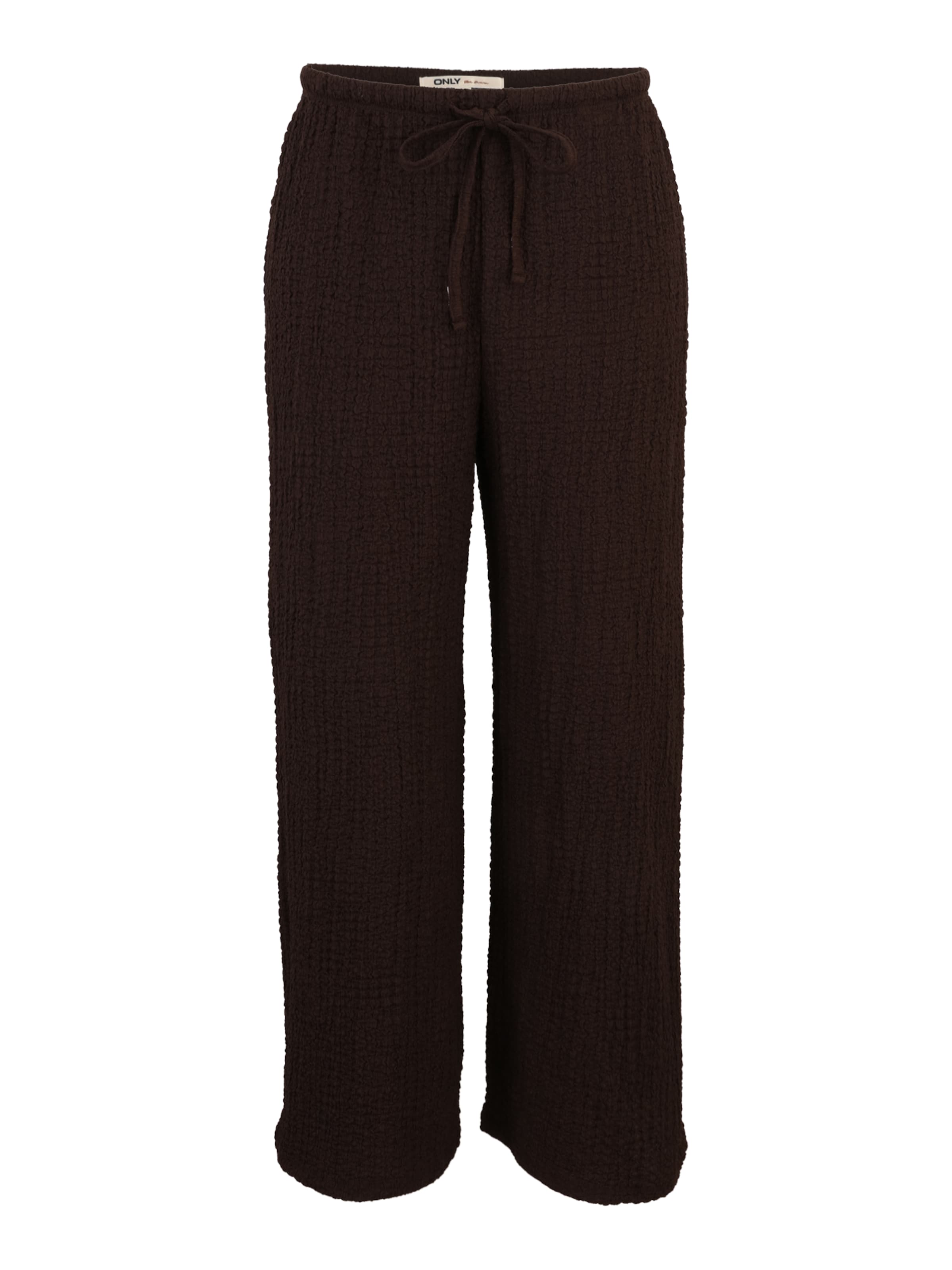 Only Petite Wide leg Pants 'ONLERIKKA' in Brown: front