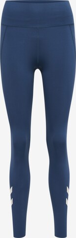 Hummel Workout Pants in Blue: front